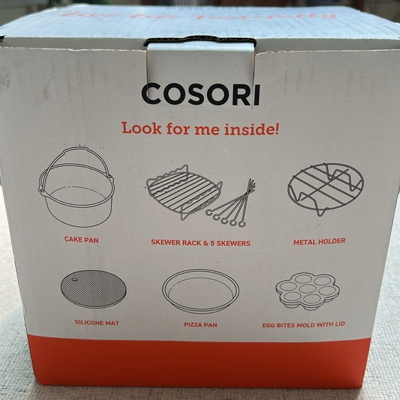 Cosori 5.8 Quart Air Fryer Accessories New in Box - Picture 3 of 5